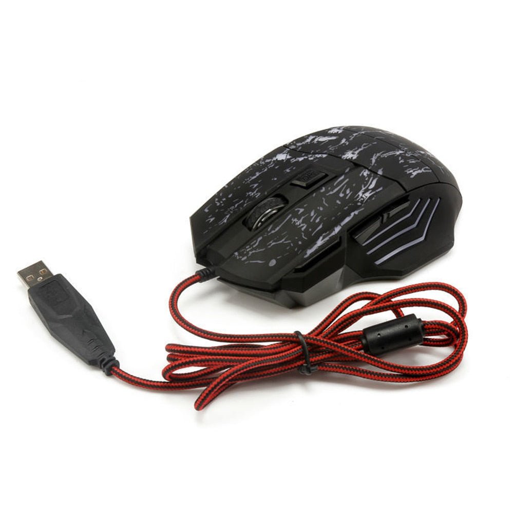 RGB Precision Pro Gaming Mouse – Adjustable DPI, Ergonomic Design for PC & Laptop - GNG Essentials