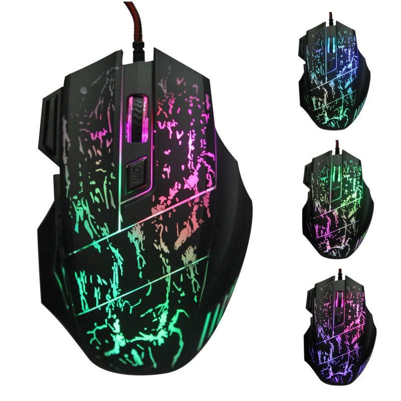 RGB Precision Pro Gaming Mouse – Adjustable DPI, Ergonomic Design for PC & Laptop - GNG Essentials