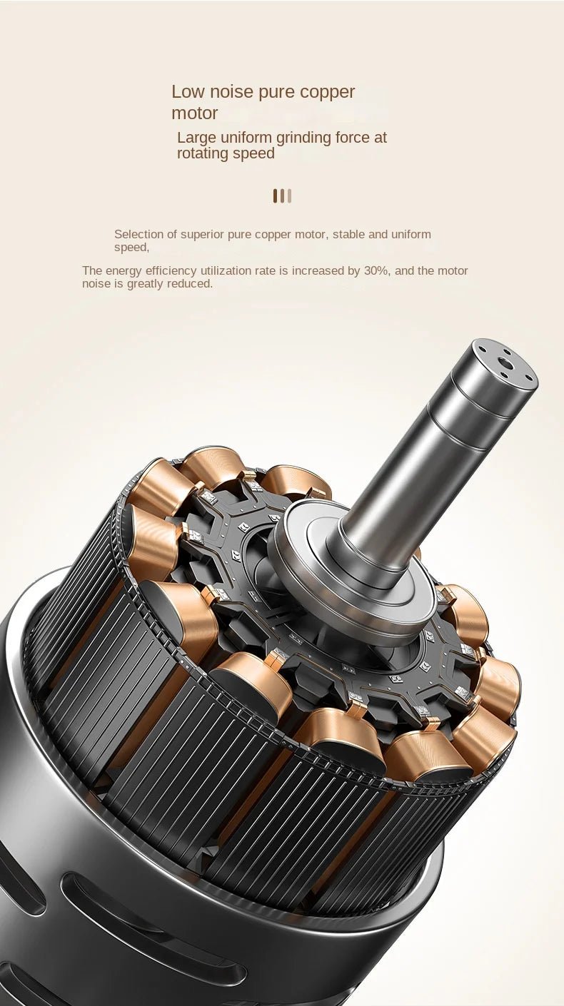 Electric Coffee Bean Grinder – Rechargeable, 40 Gears, Adjustable, Portable Mini Hand - Pour, Household Coffee MillElectric Mini Coffee Grinder - GNG Essentials