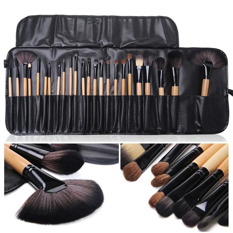 Gift Bag Of 24 Pcs Makeup Brush Sets Professional Cosmetics Brushes Eyebrow Powder Foundation Shadows Pinceaux Make Up Tools - GNG Essentials